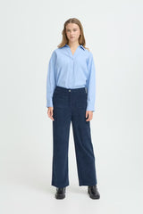 Ichi Kate Corduroy Pant - Total Eclipse