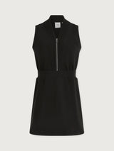 Varley Polyanna Half Zip Dress - Black