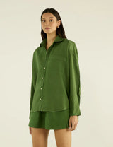 With Nothing Underneath The Boxer Hemp - Green