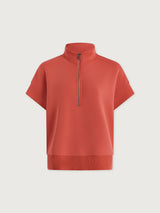 Varley Ritchie Short Sleeve Sweat - Summer Fig