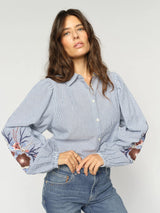 Mos Mosh Ciu Oxfo Shirt - Crown Blue