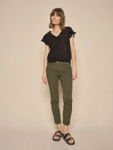 Mos Mosh Naomi Treasure Pant - Dusty Olive