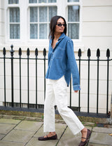 With Nothing Underneath The Classic Denim - Blue