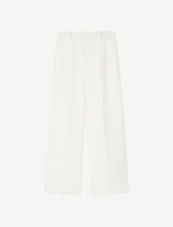 With Nothing Underneath Rampling Linen Trouser - Ivory