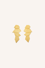 Crystal Earring - Gold