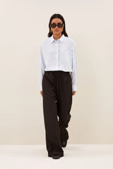 Pelle pinstripe pants