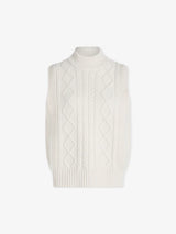 Varley Joilette Roll Neck Vest - Egret