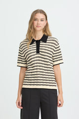 Ichi Chany MS2 Knit - Birch Black Stripe