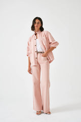 Seventy + Mochi Patch Pocket Mabel Jean - Peony Pink