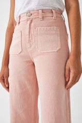 Seventy + Mochi Patch Pocket Mabel Jean - Peony Pink