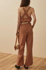 Sancia Delphi Top - Toffee