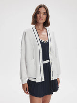 Varley Decker Off Court Cardigan - White