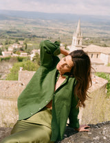 With Nothing Underneath The Weekend Hemp - Green