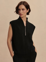 Varley Loretta Half Zip - Black