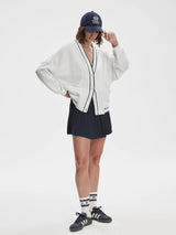 Varley Decker Off Court Cardigan - White