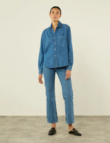 With Nothing Underneath The Classic Denim - Blue