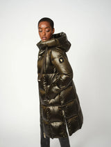 Mos Mosh Nova Metallic Down Jacket - Forest Night