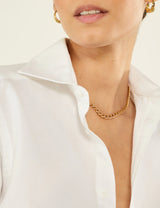 With Nothing Underneath The Boyfriend Weave - White