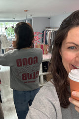 Ichi Merella Brushed Sweatshirt - Grey Melange