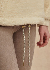 Varley Hendrik Half Zip Sherpa - Egret