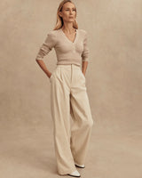 Varley Blanca V-neck Rib Knit