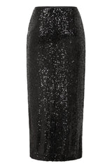 Sirens London Madrid Skirt - Black Sequin