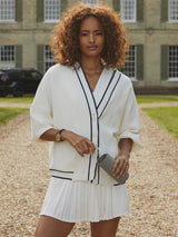 Varley Decker Off Court Cardigan - White