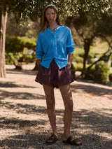 Varley Pembroke Knit Cardigan - Azure Blue