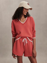 Varley Coulter High Rise Short 3.5 - Baked Apple