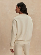Varley Reena Button Front Sweat - Pristine