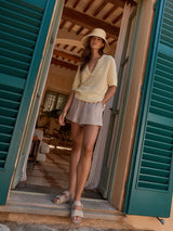 Varley Callie Knit Top - Anise Flower