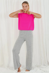 Durango Sleeveless Knit - Neon Pink