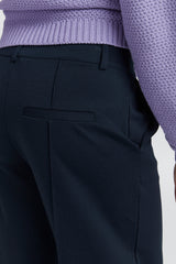 ICHI Kate Office Wide Trousers - Total Eclipse