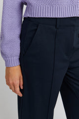 ICHI Kate Office Wide Trousers - Total Eclipse