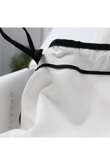 Breathe Organic Cotton Pyjama Set - White