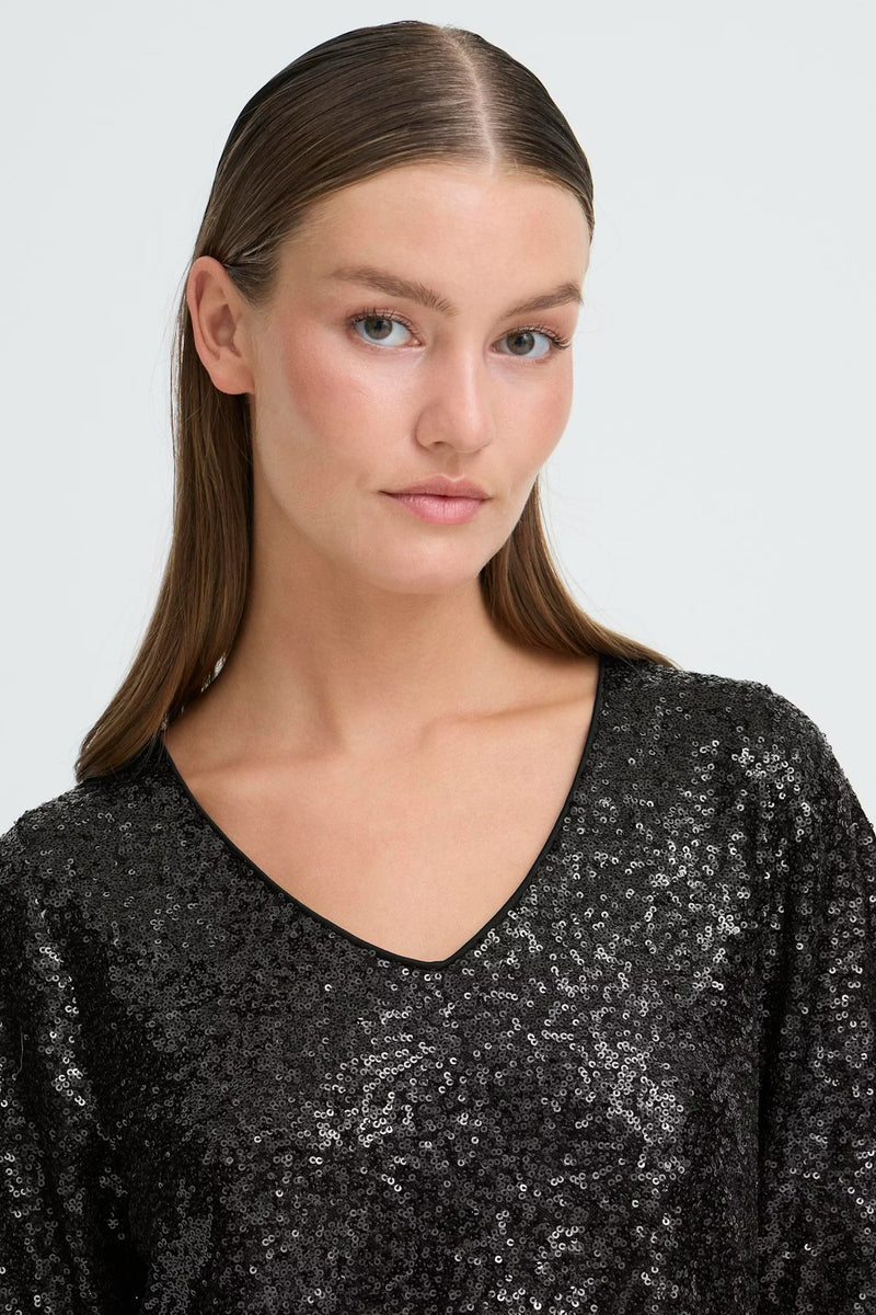 Ichi Fauca SS2 Top - Black