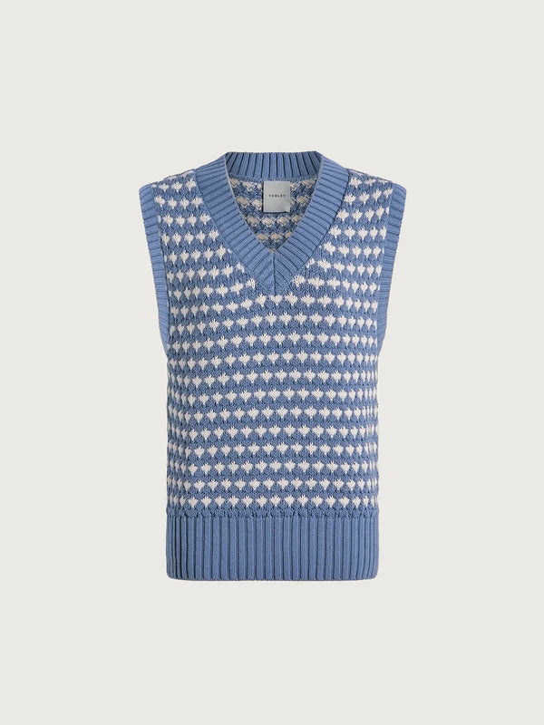 Varley Antonella Knit Vest - Infinity Blue