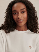 Varley Stevie Branded Tee - White