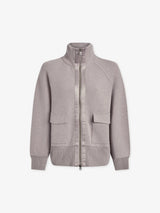 Varley Roxbury Zip Through - Taupe Marl