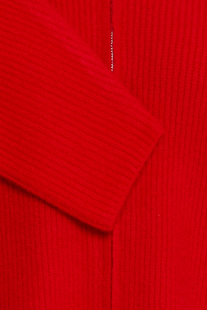 Ichi Ducie Cardigan - Fiery Red