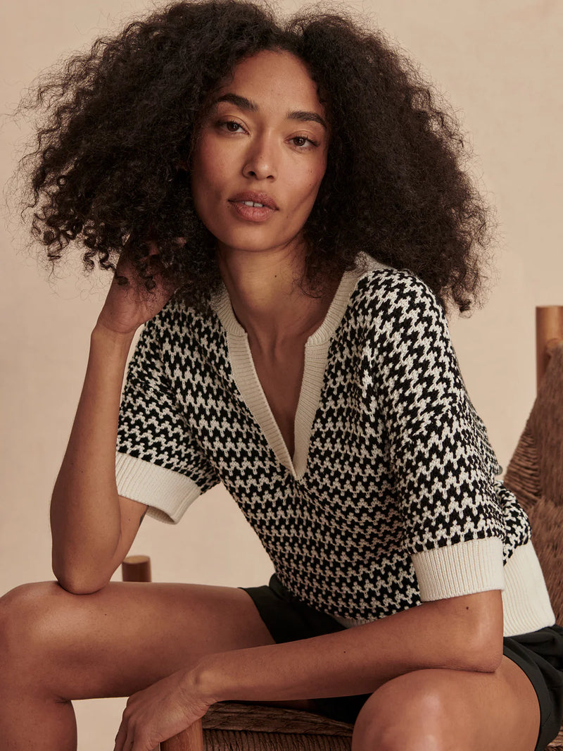 Varley Dora Knit Top - Egret