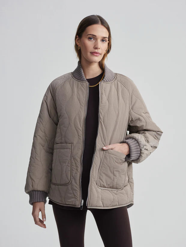 Varley Reno Reversible Quilt Jacket - Fungi