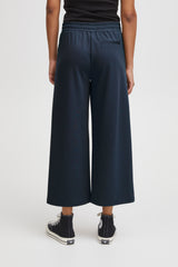 Ichi Kate Wide Trousers - Total Eclipse