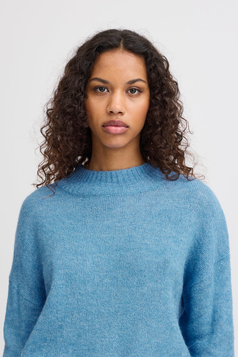 Ichi Kamara LS3 Knit - Azure Blue