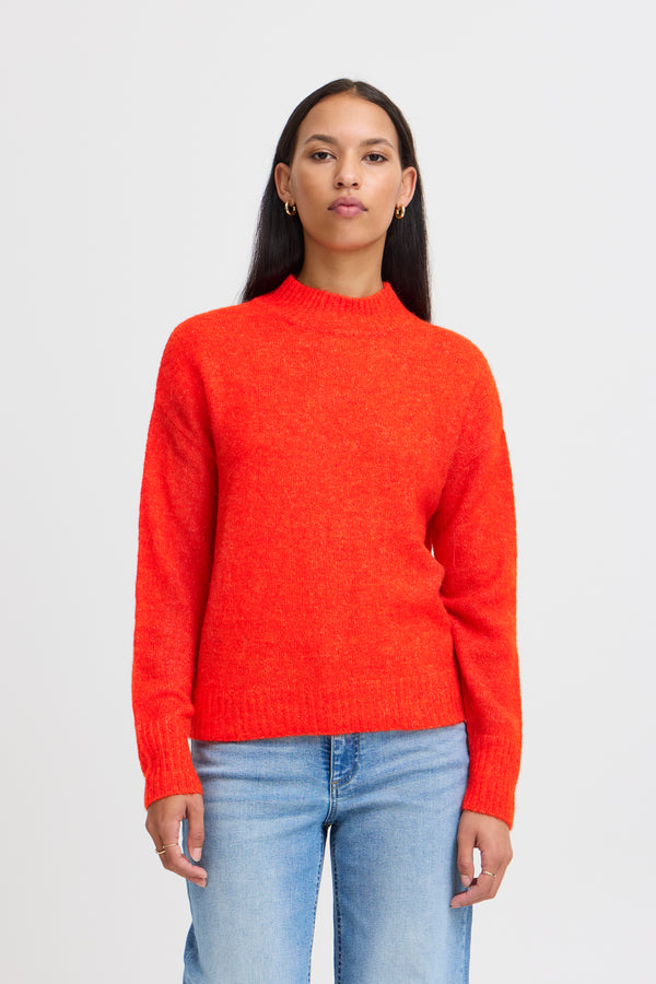 Ichi Kamara LS3 Knit - Orange.com