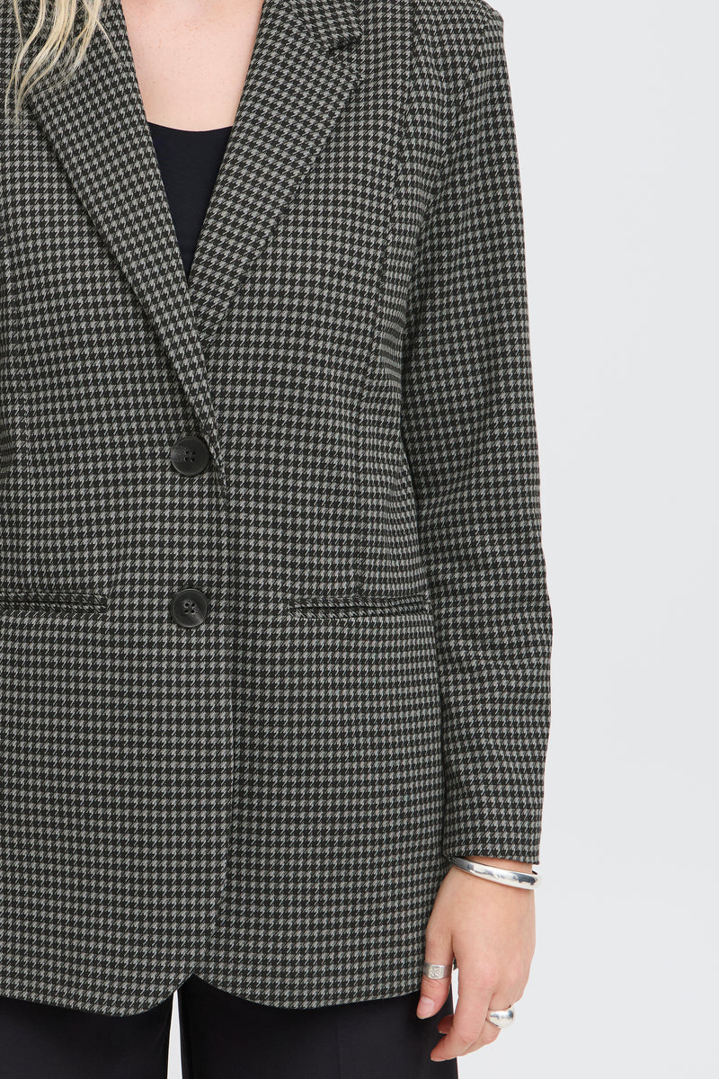 Ichi Kate Houndstooth Blazer