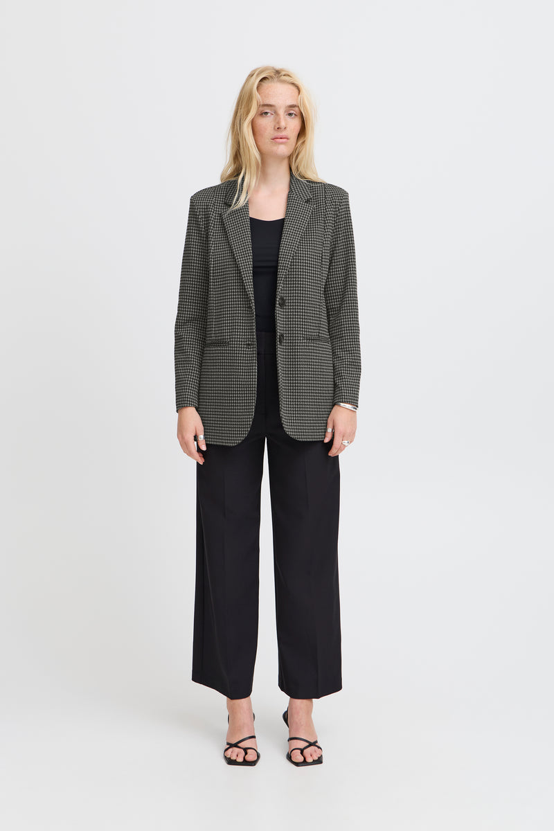 Ichi Kate Houndstooth Blazer