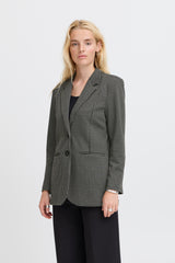 Ichi Kate Houndstooth Blazer