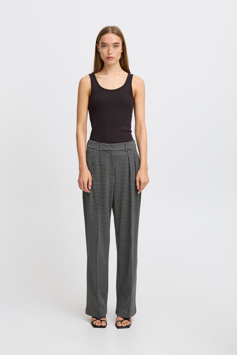 Ichi Kate Houndstooth Pants