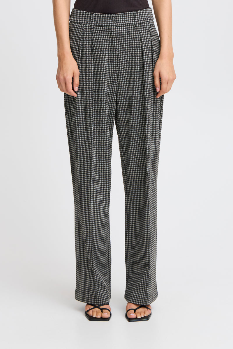 Ichi Kate Houndstooth Pants